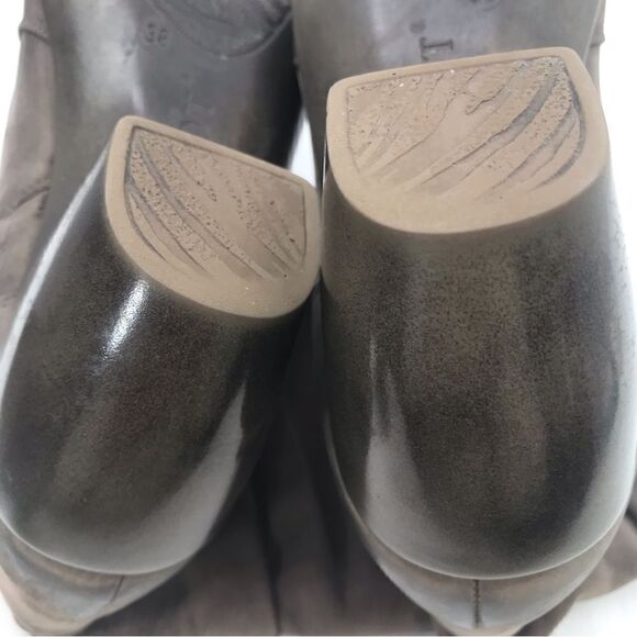 NAOT Taupe Leather MODESTO Ruched Ankle Boots - Picture 9 of 14